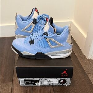 Air Jordan 4 Retro University Blue Sneakers